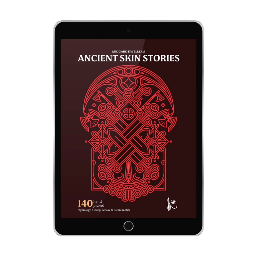 Ancient Skin Stories E-Book - 140 Tattoos • By Midgard Dweller