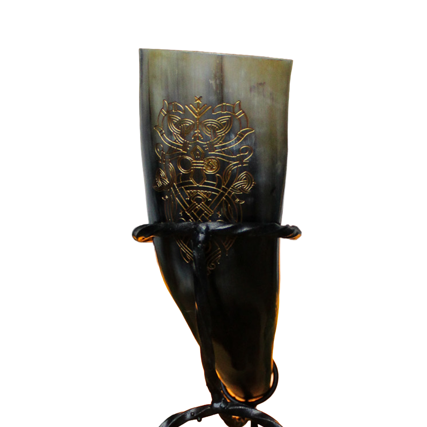 Drinking Horn with Stand
