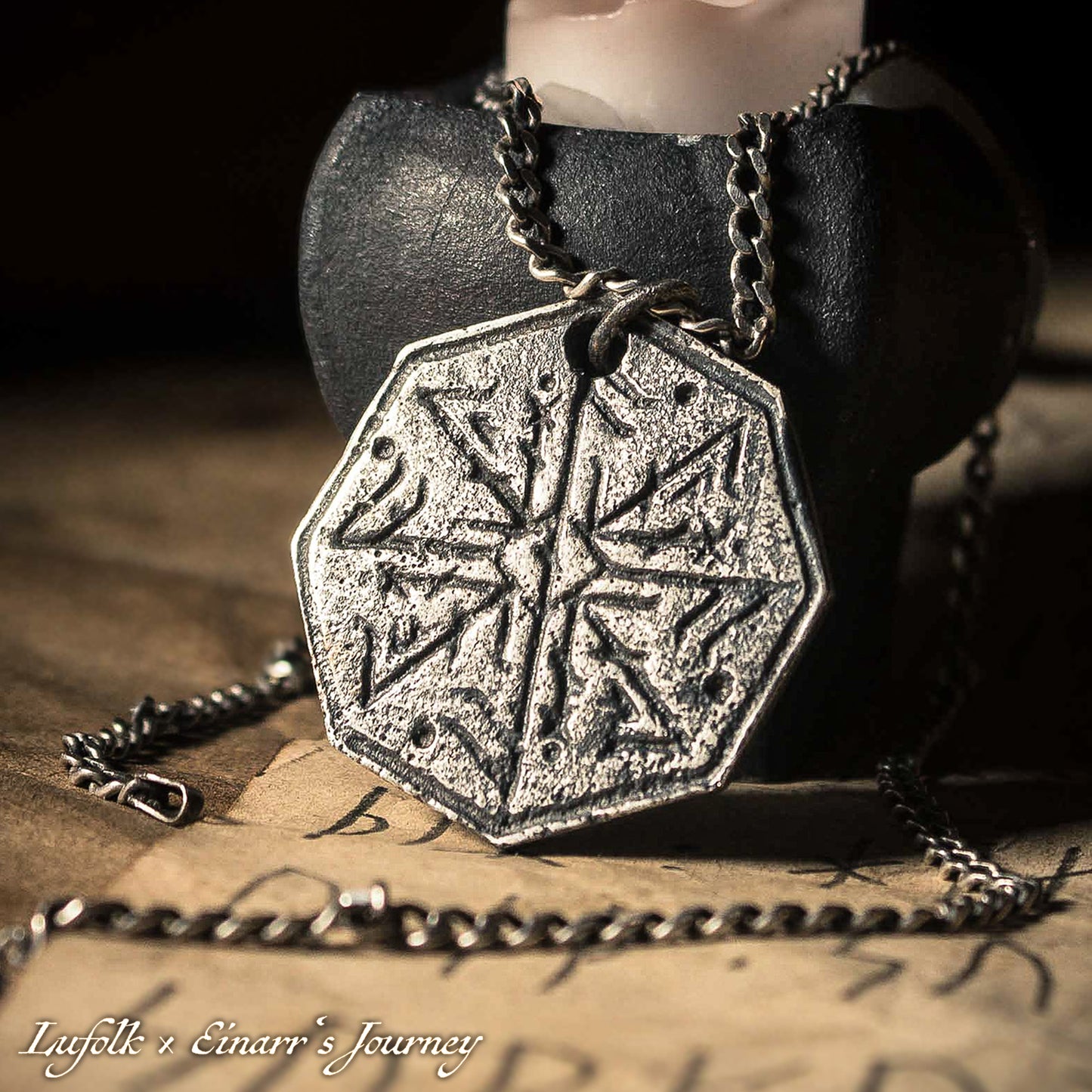 The Sacrifice of Odin Handcrafted Bindrune Pendant