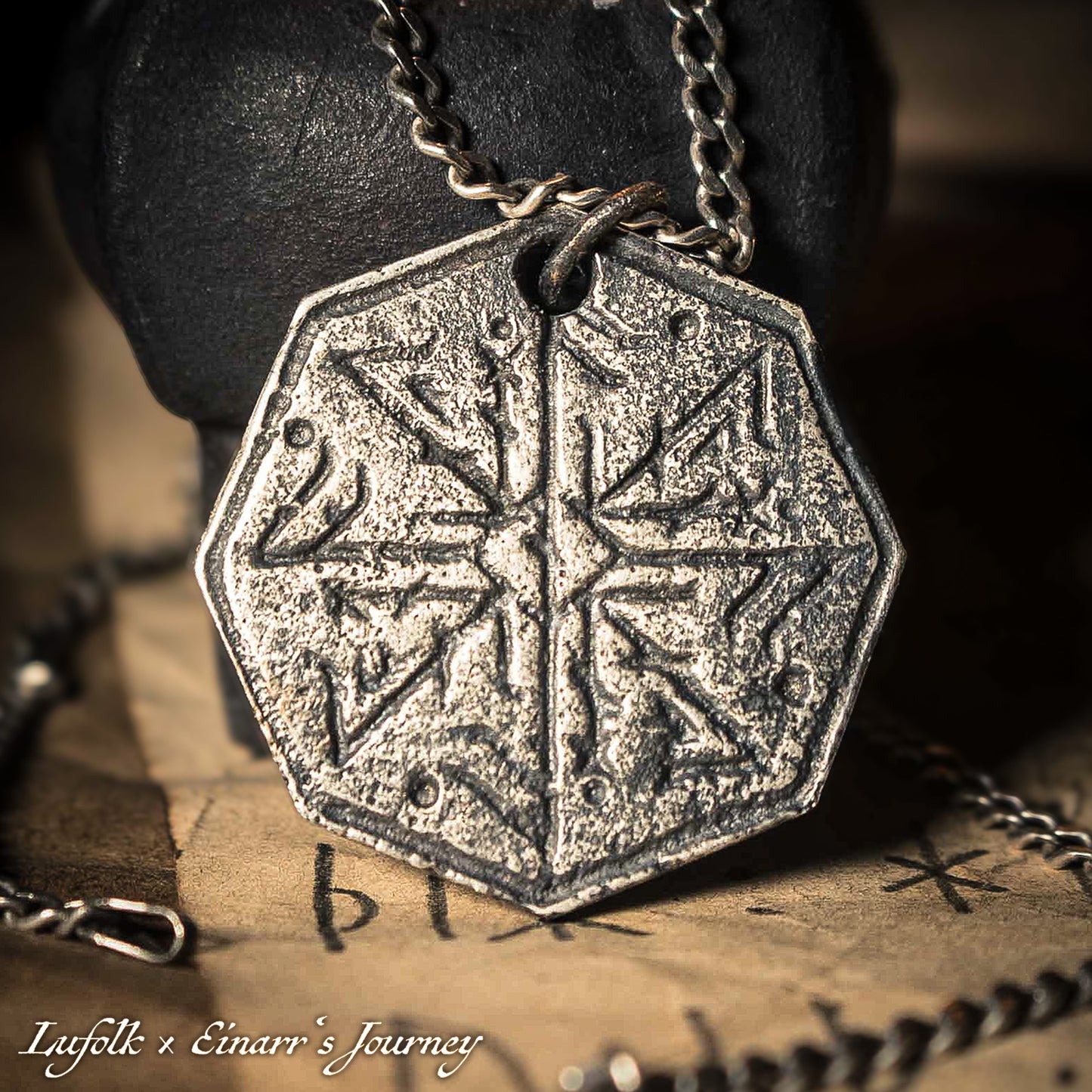 The Sacrifice of Odin Handcrafted Bindrune Pendant