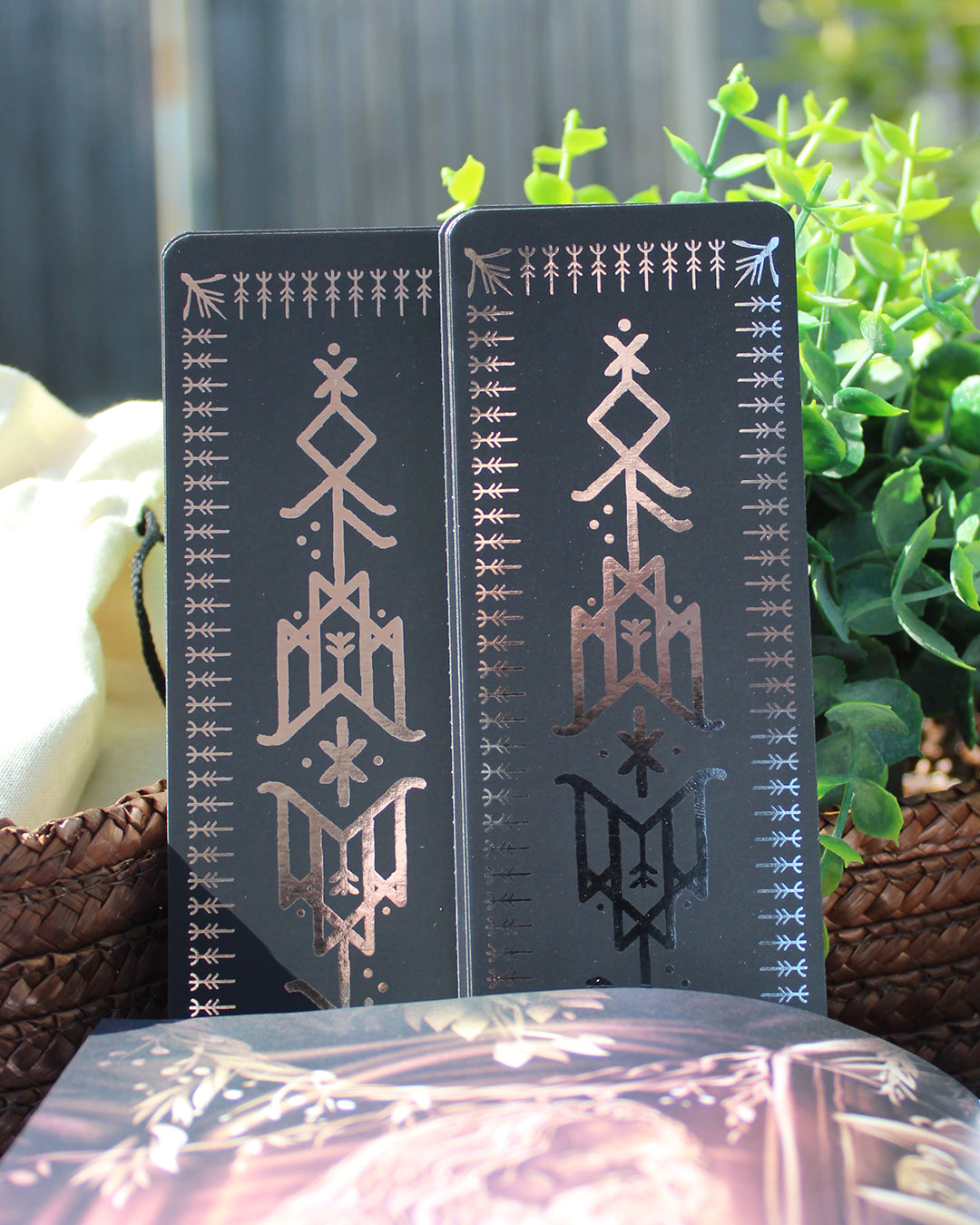 Silver Foil Hávamál Double-Sided Bookmark