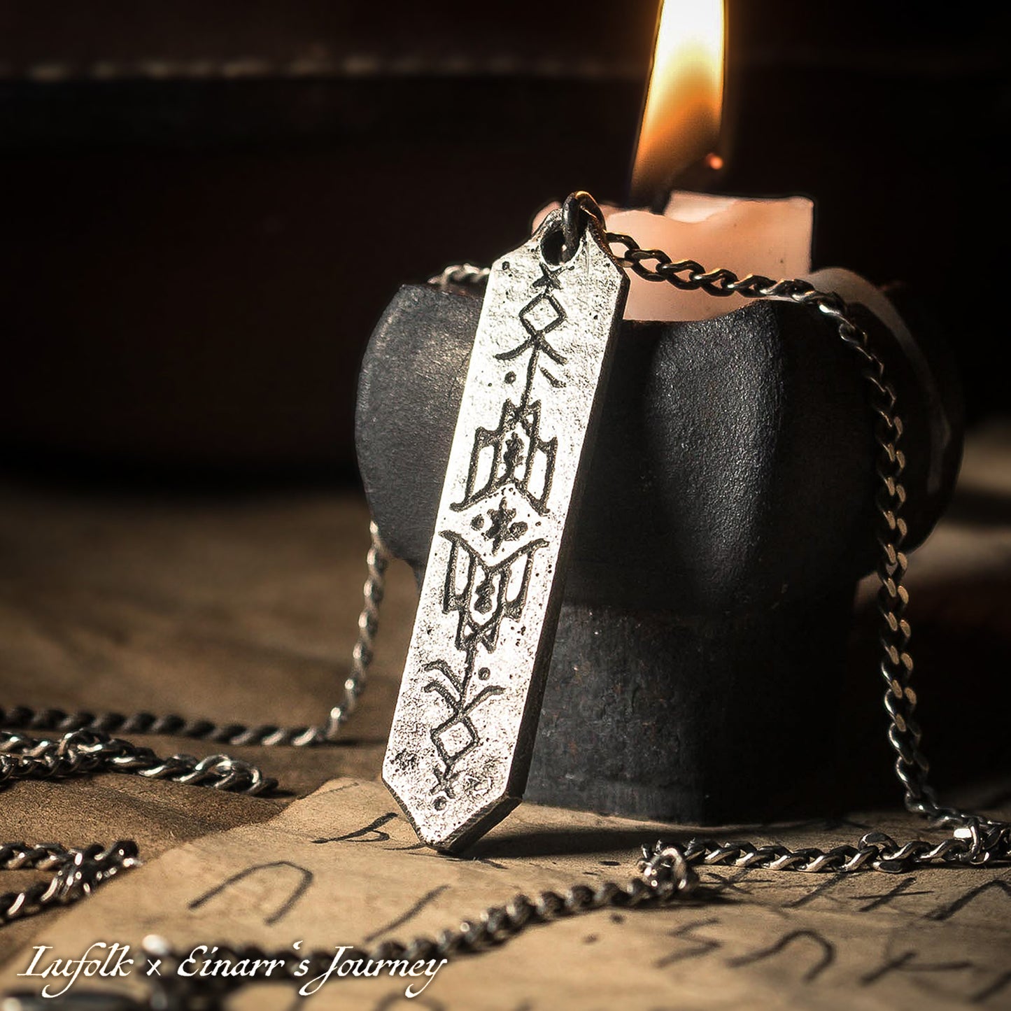 Handcrafted Hávamál Bindrune Pendant
