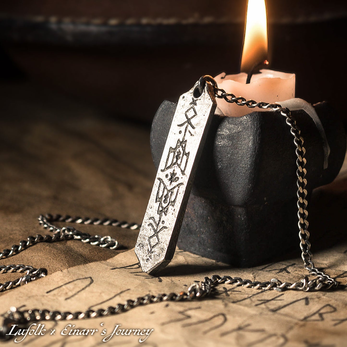 Handcrafted Hávamál Bindrune Pendant