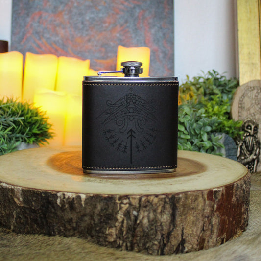 Tyr Leather Hip Flask