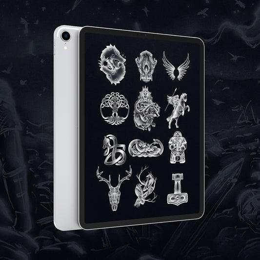 12 Norse Mythology Flash Tattoos