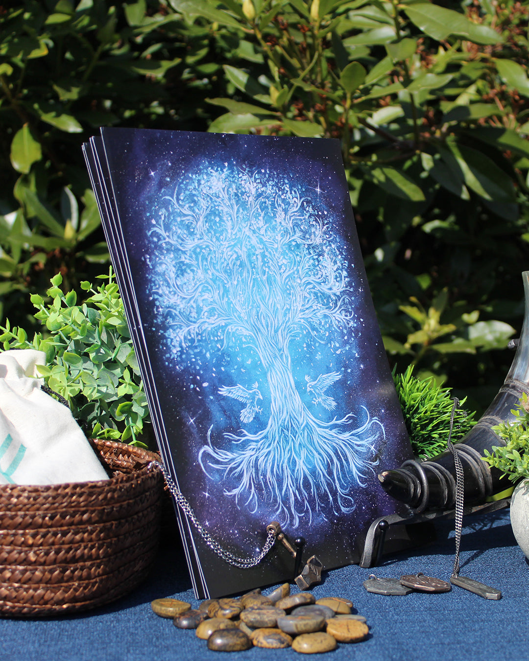 A4 art print of Yggdrasil, Norse world tree connecting the realms.