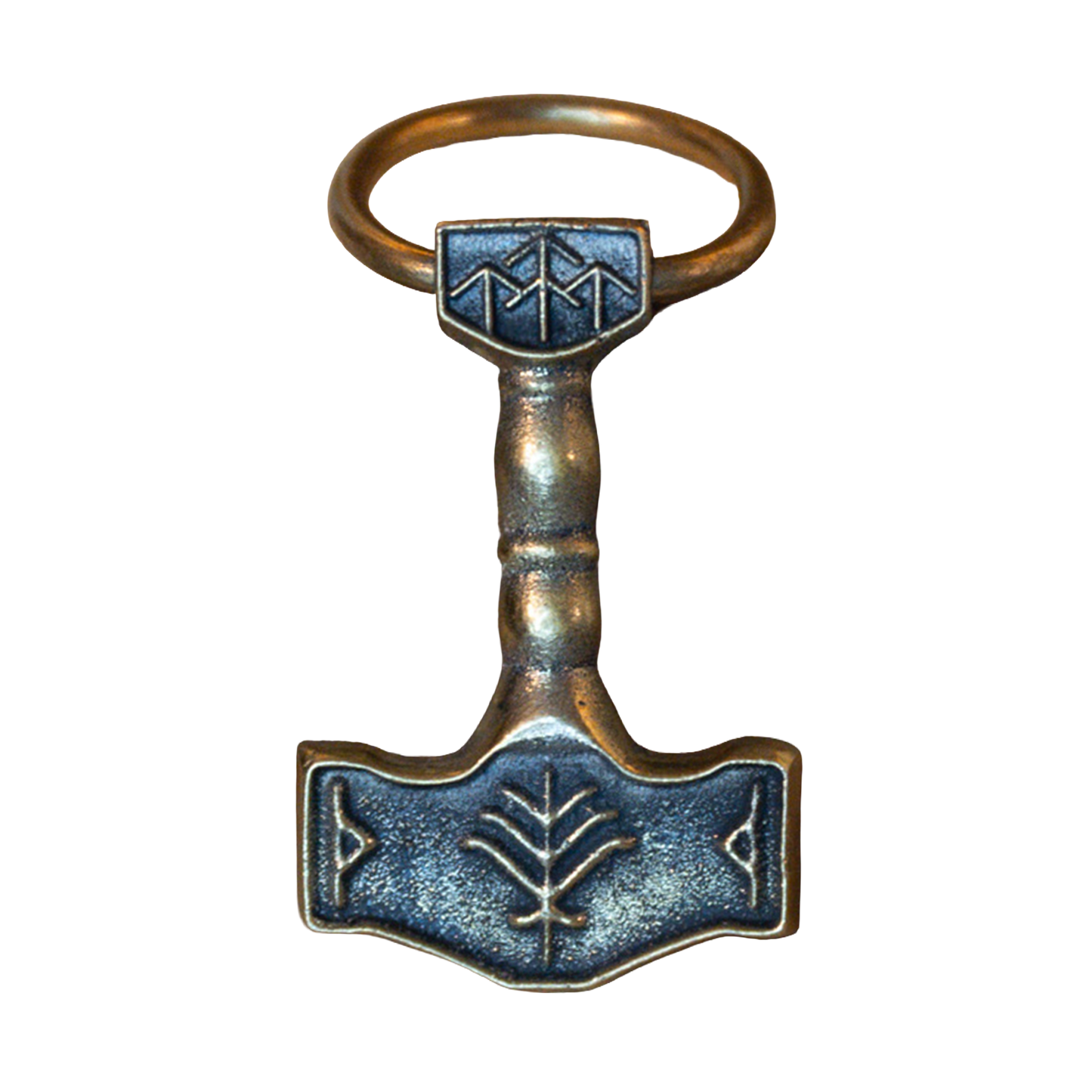Sandcast Bronze Mjollnir Pendant