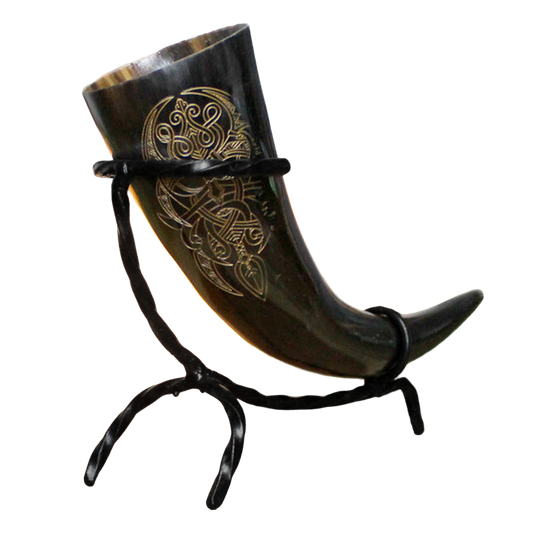 Drinking Horn with Stand