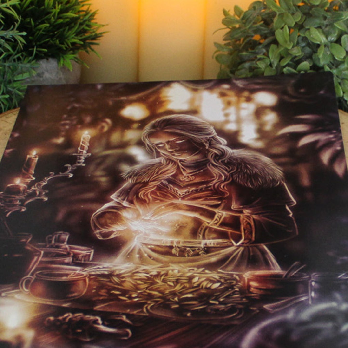 A4 print depicting Eir, the gentle yet powerful goddess of healing, who embodies compassion, wisdom, and the strength of restoration.