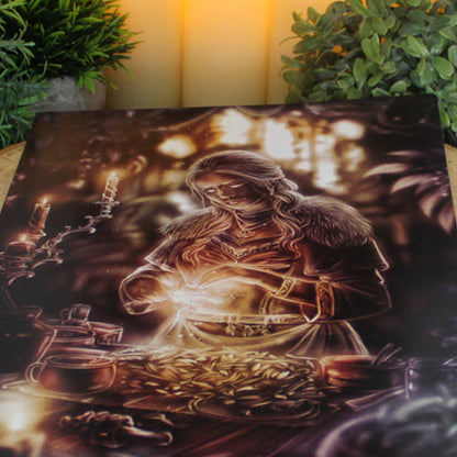 A4 print depicting Eir, the gentle yet powerful goddess of healing, who embodies compassion, wisdom, and the strength of restoration.