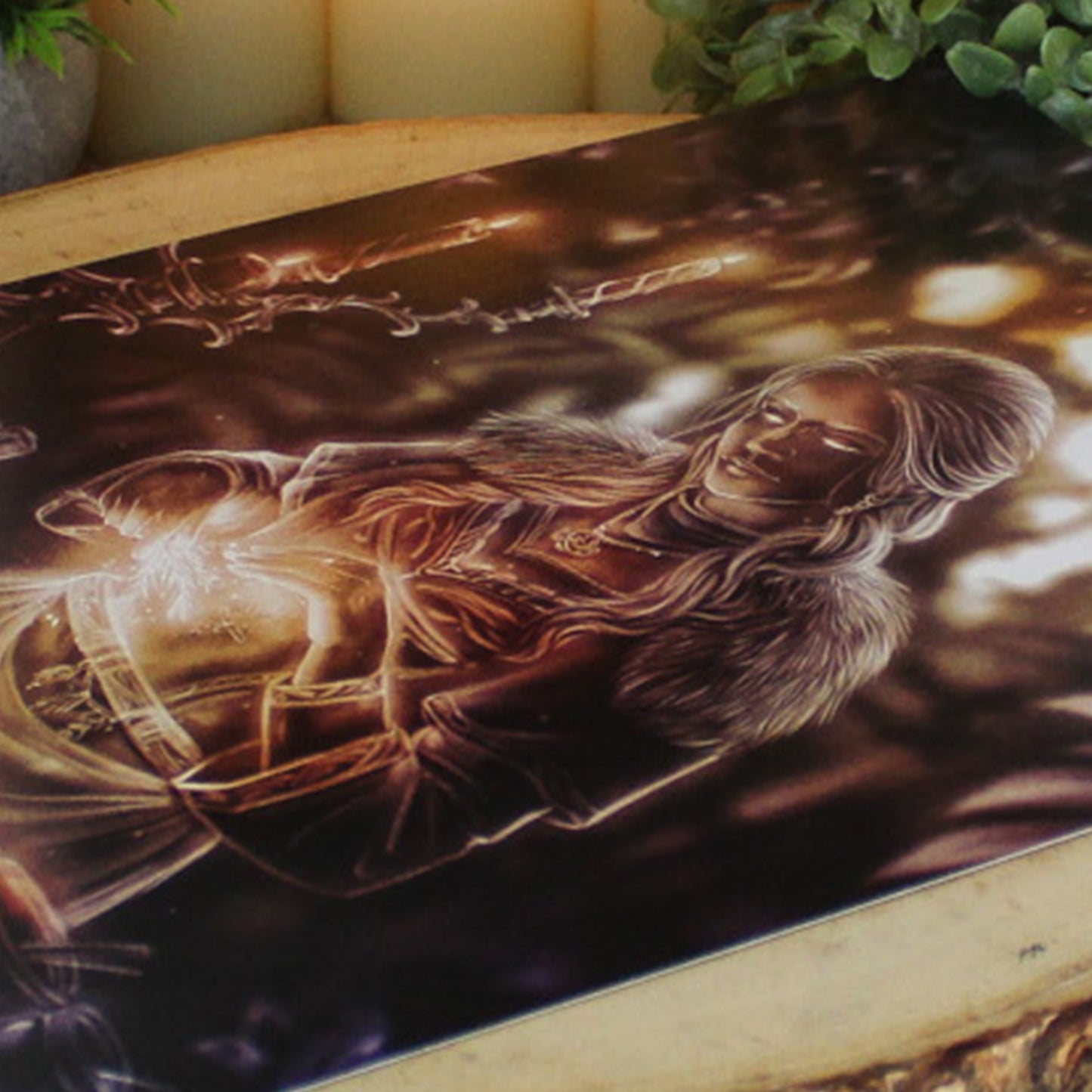 A4 print depicting Eir, the gentle yet powerful goddess of healing, who embodies compassion, wisdom, and the strength of restoration.