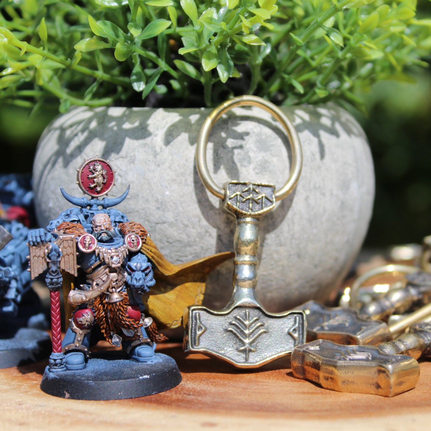 Sandcast Bronze Mjollnir Pendant