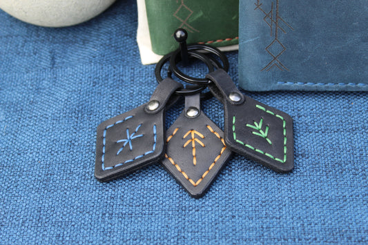 Handcrafted Leather Keychain