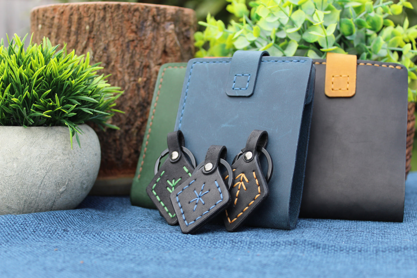 Handcrafted Leather Keychain
