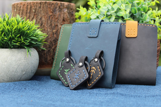 Handcrafted Leather Keychain