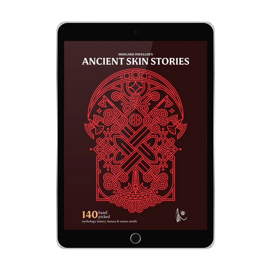 Ancient Skin Stories E-Book - 140 Tattoos • By Midgard Dweller