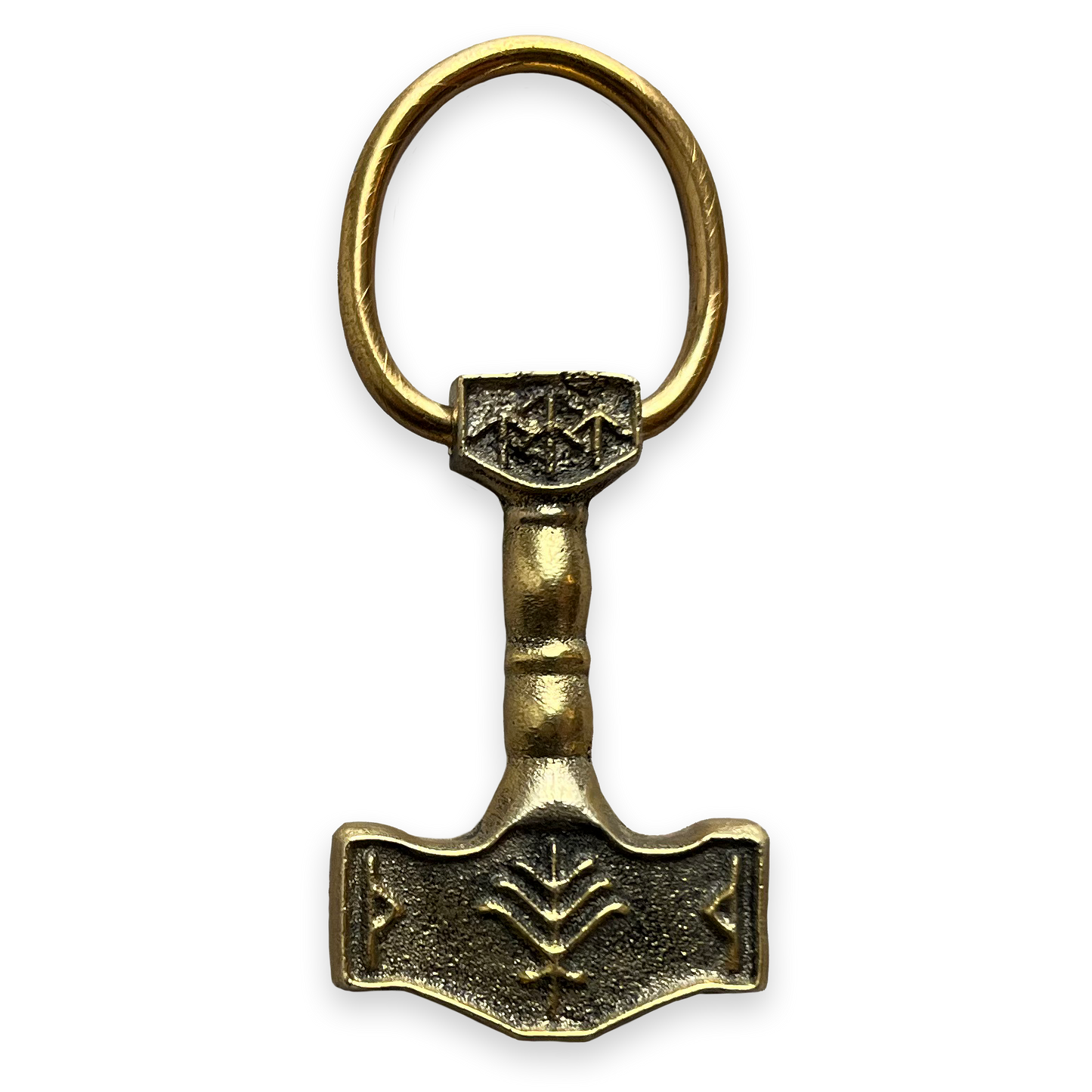 Sandcast Bronze Mjollnir Pendant