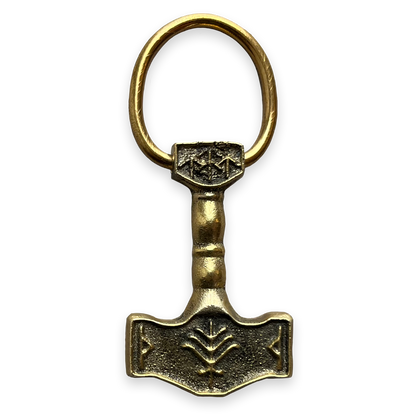 Sandcast Bronze Mjollnir Pendant