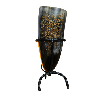 Drinking Horn with Stand