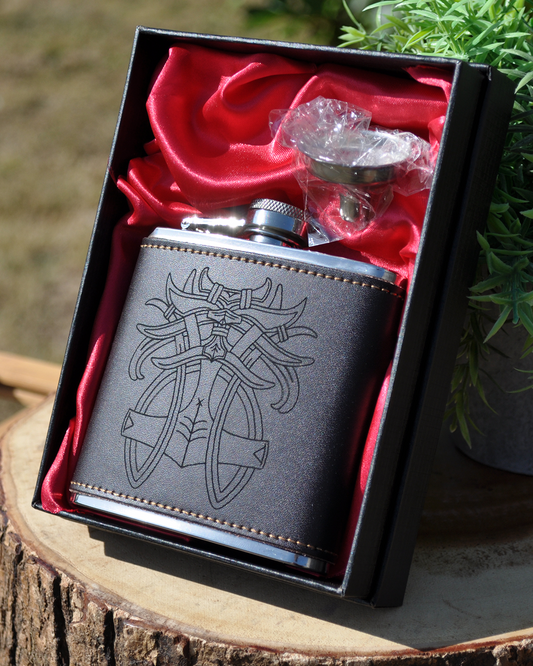 Leather Hip Flask - Thor