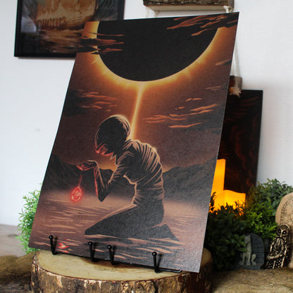 A3 art print of Griffith from Berserk, Norse-inspired dark fantasy artwork.