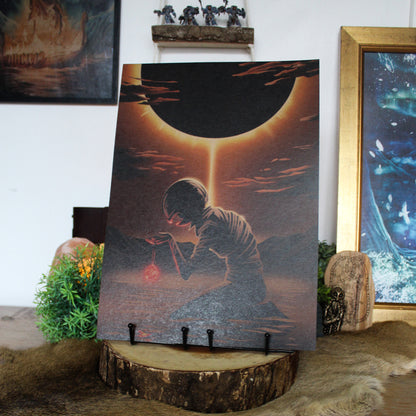 A3 art print of Griffith from Berserk, Norse-inspired dark fantasy artwork.