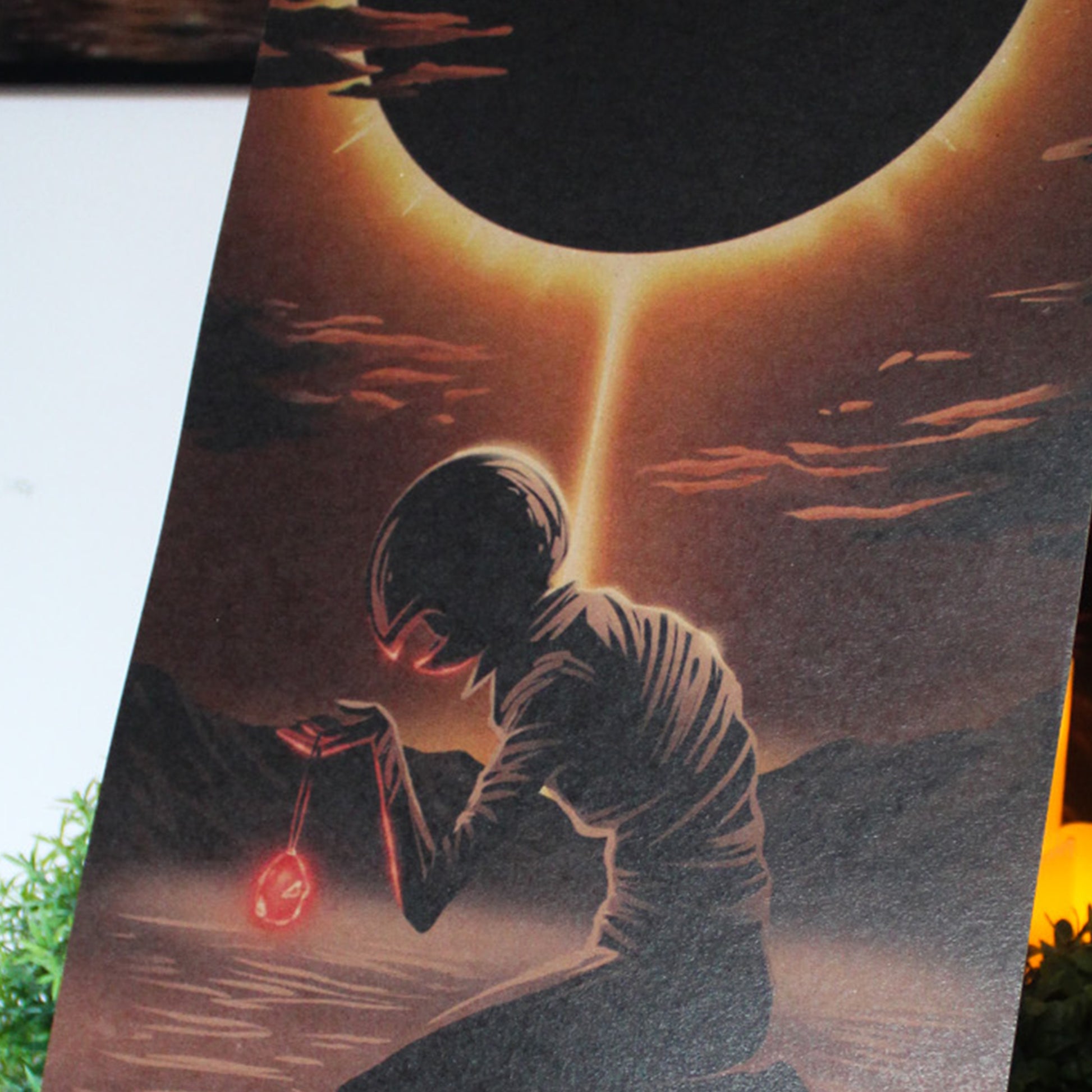 A3 art print of Griffith from Berserk, Norse-inspired dark fantasy artwork.