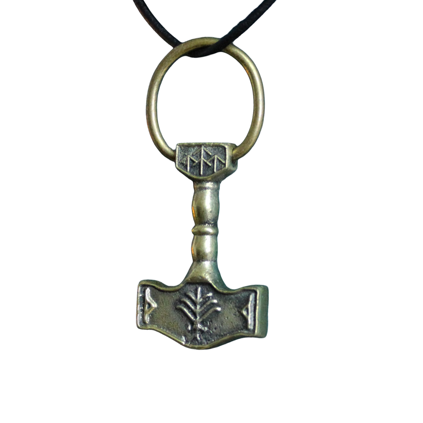 Sandcast Bronze Mjollnir Pendant