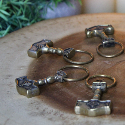 Sandcast Bronze Mjollnir Pendant