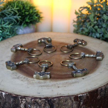 Sandcast Bronze Mjollnir Pendant