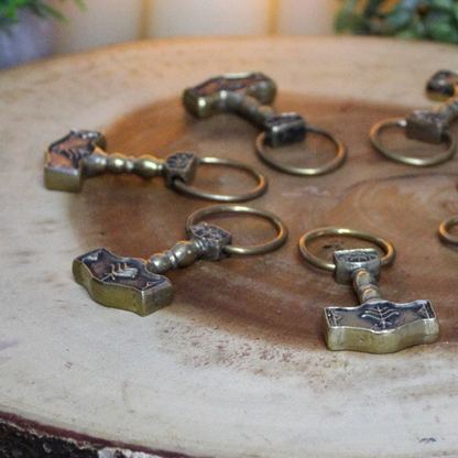 Sandcast Bronze Mjollnir Pendant