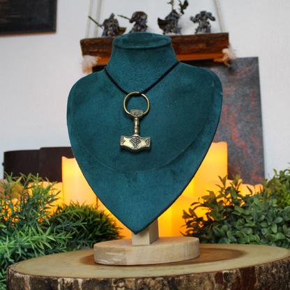 Sandcast Bronze Mjollnir Pendant