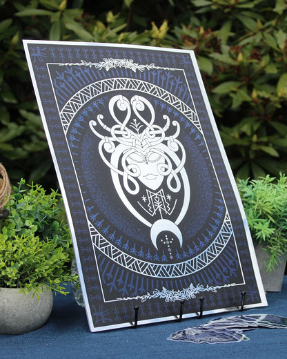 Eir A3 Silver Foil Art Print