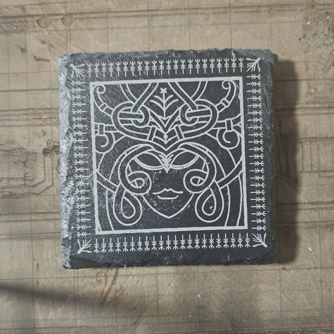 Norse Gods Slate Coasters