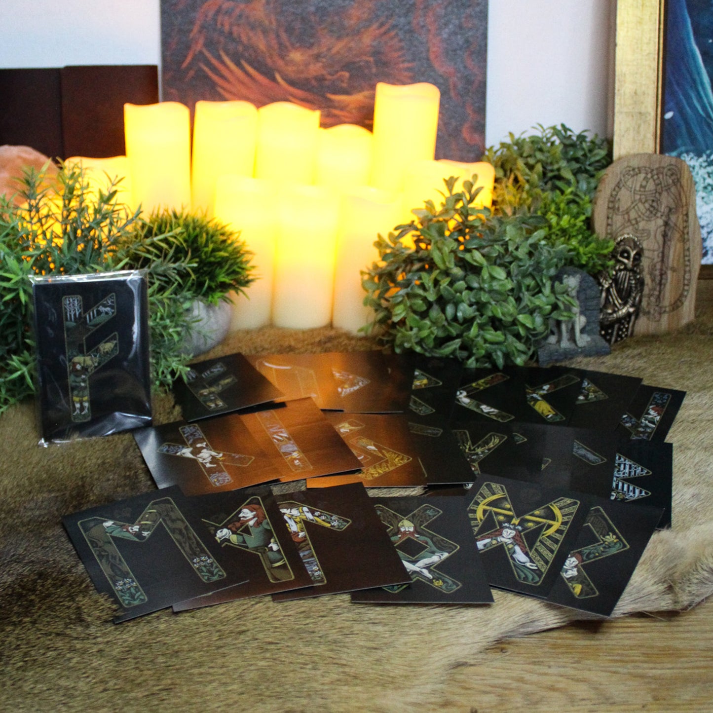 Elder Futhark Rune Sticker Pack (24 per Pack)