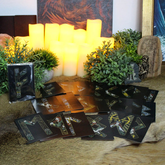 Elder Futhark Rune Sticker Pack (24 per Pack)