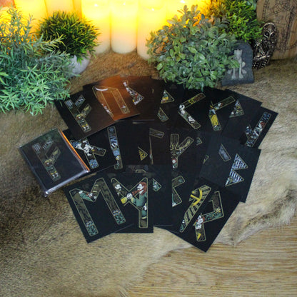 Elder Futhark Rune Sticker Pack (24 per Pack)