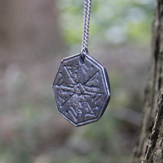 The Sacrifice of Odin Handcrafted Bindrune Pendant