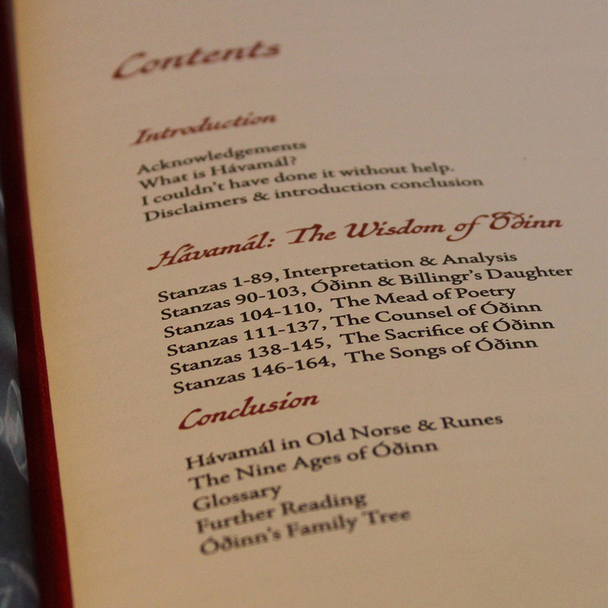 Book • Hávamál: The Wisdom of Odin - Einarr's Journey