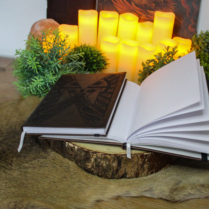 Leather Notebook – Dagaz ᛞ