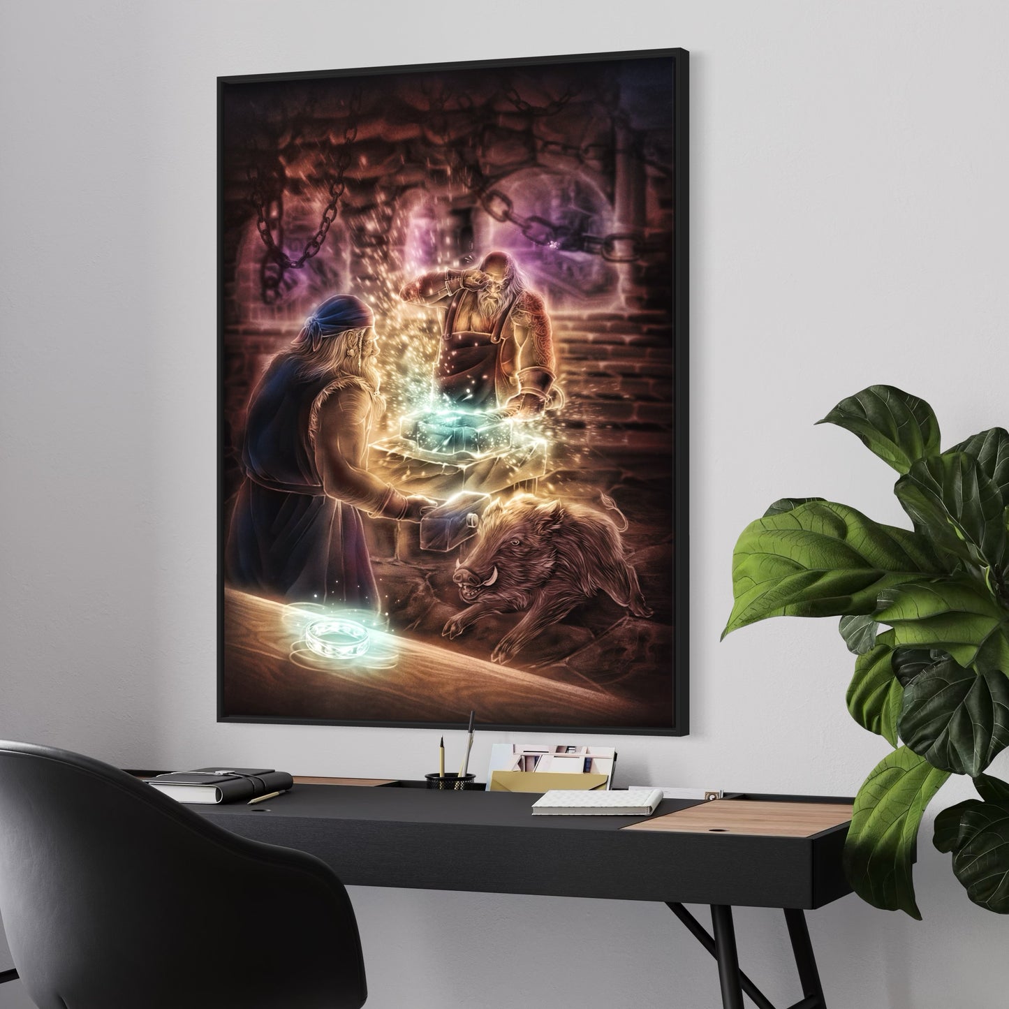 ART • Norse Mythology Canvas Prints