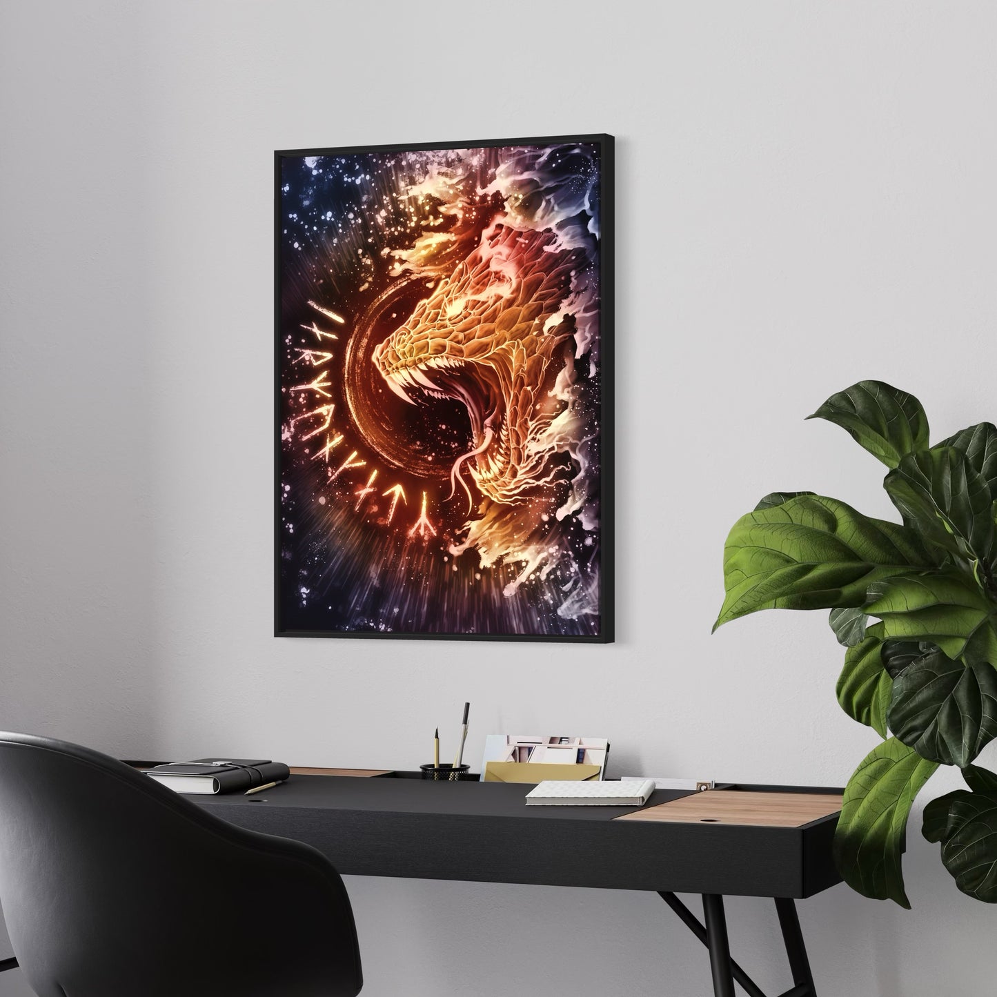 Jormungandr Canvas Print