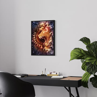 Jormungandr Canvas Print