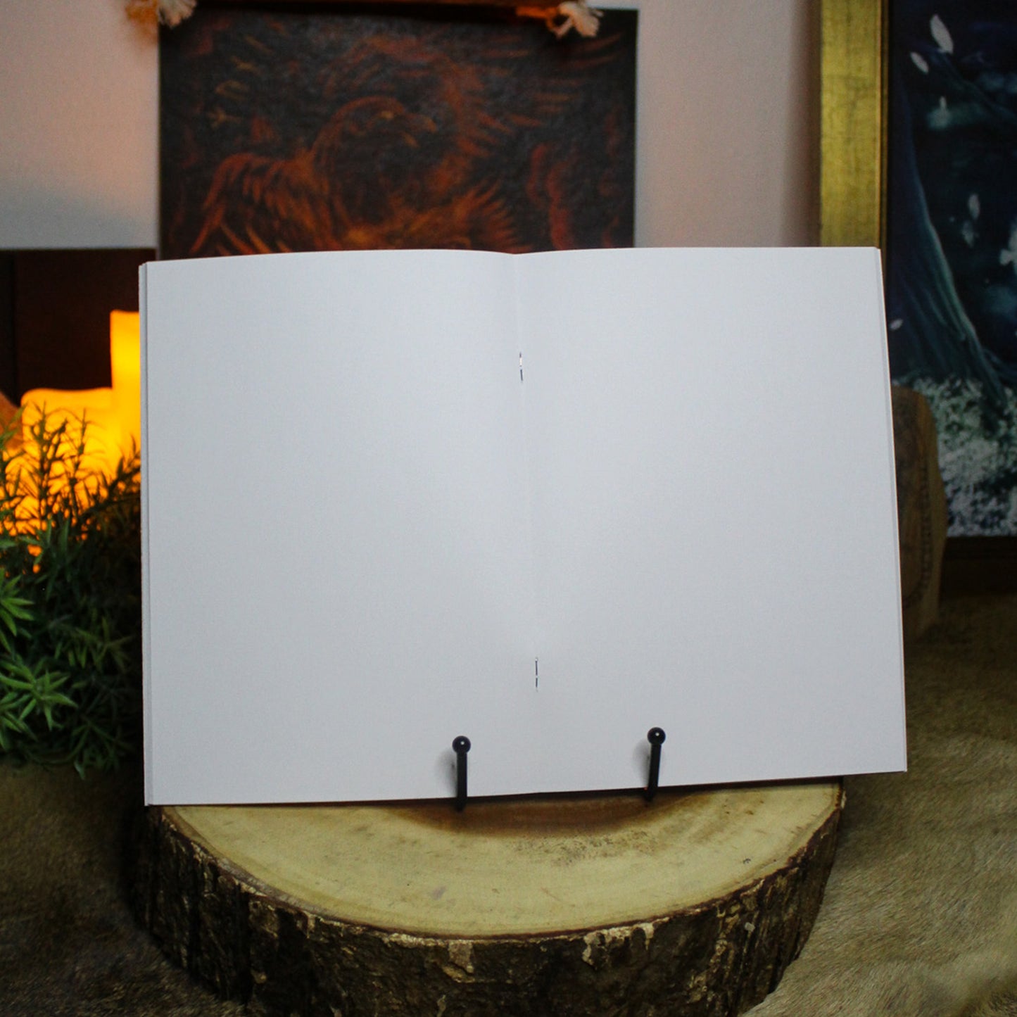 Sköll and Hati A5 Notepad with Blank Pages