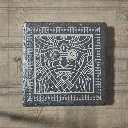 Norse Gods Slate Coasters
