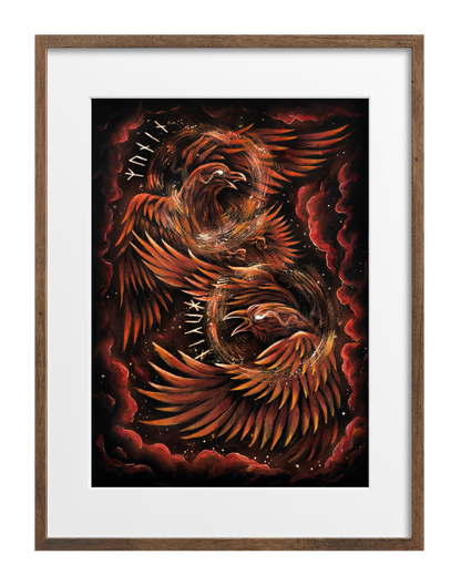 Huginn & Muninn Art