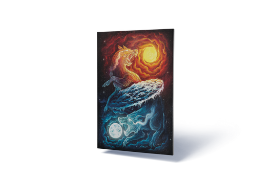 Skoll & Hati | A4 Art Print