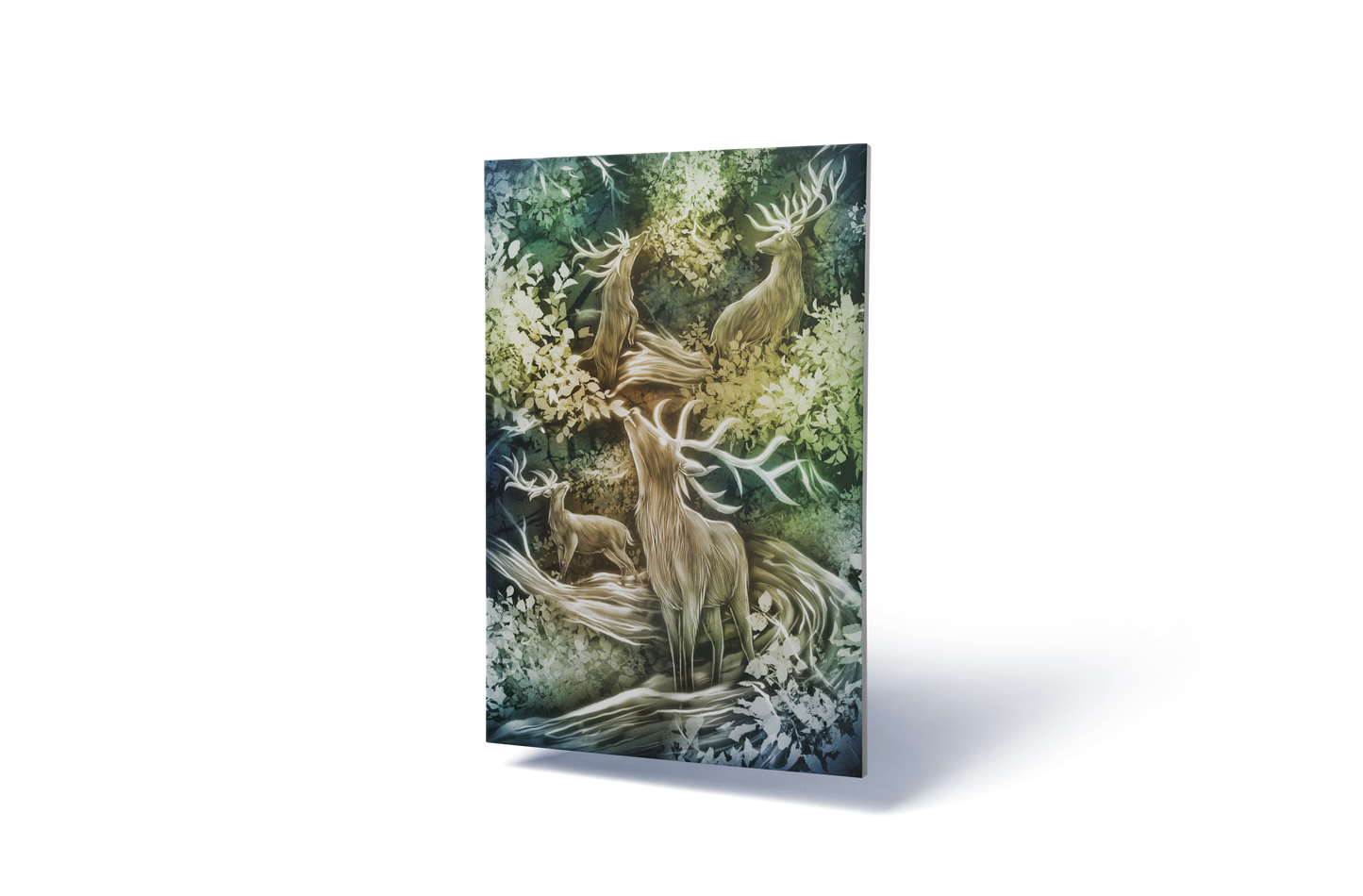 Stags of Yggdrasil | A4 Art Print