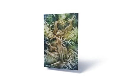 Stags of Yggdrasil | A4 Art Print