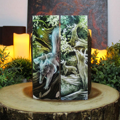 Stags of Yggdrasil Double-Sided Bookmark